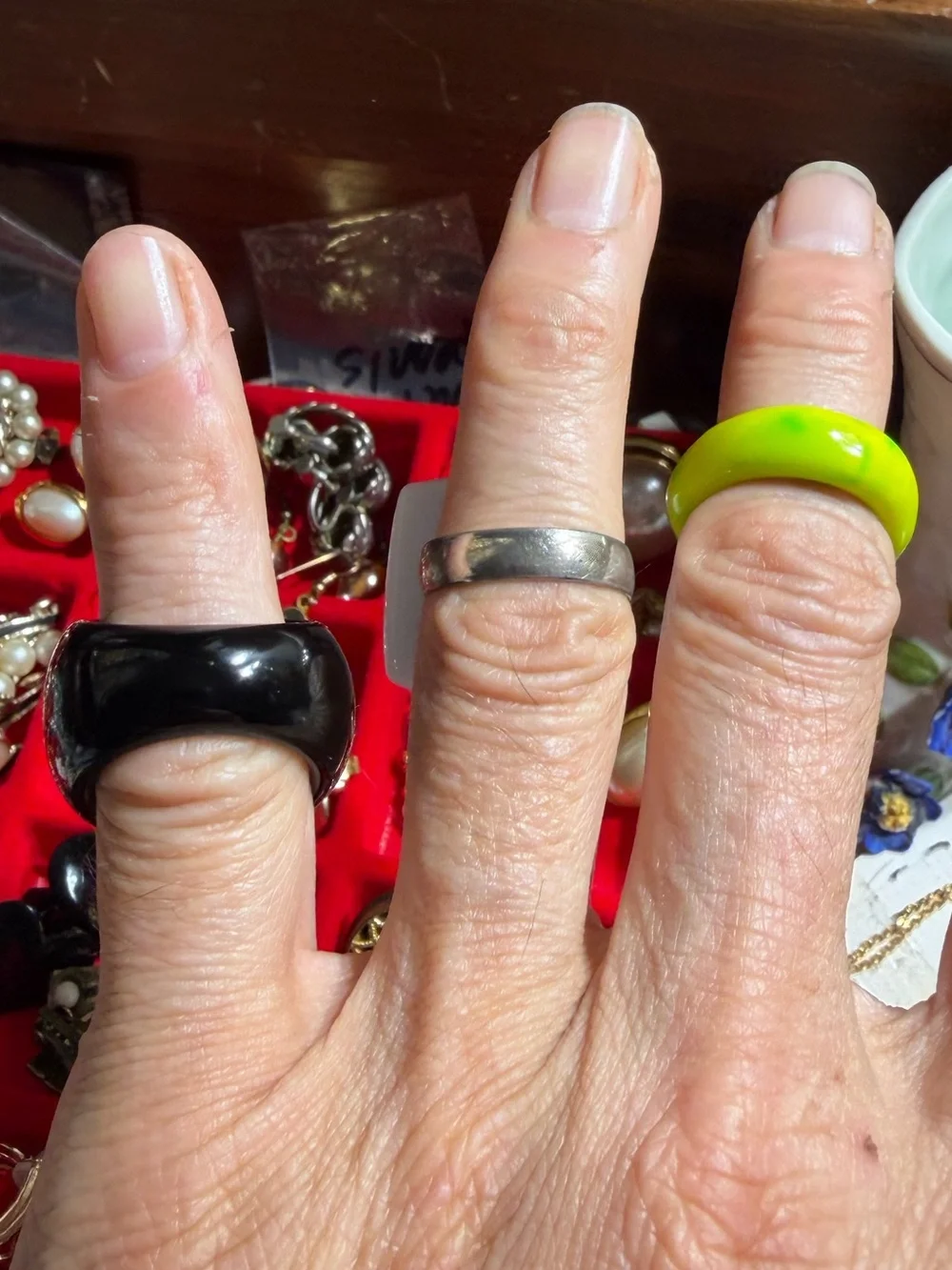 Three Rings For the Price Of One Sizes 6.5, 6.75, 7